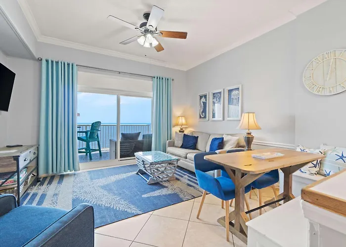 Gulf-front With Pool Hot Tub & Sauna Gulf Shores